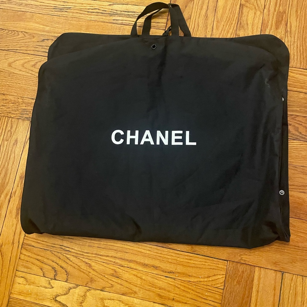 Chanel Black garment bag